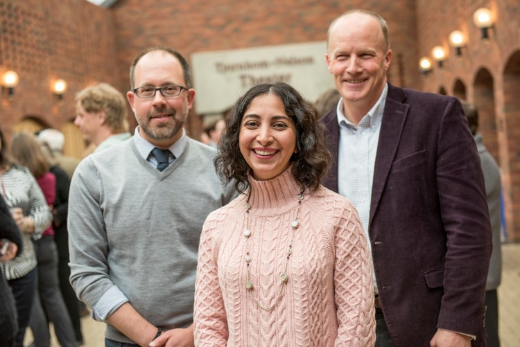 Recipients of the 2016 CTL Awards: Michael Lansing, Dulce Monterubbio, and Joe Underhill