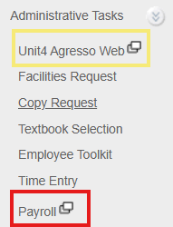 Access ADP and Unit4 from Inside Augsburg